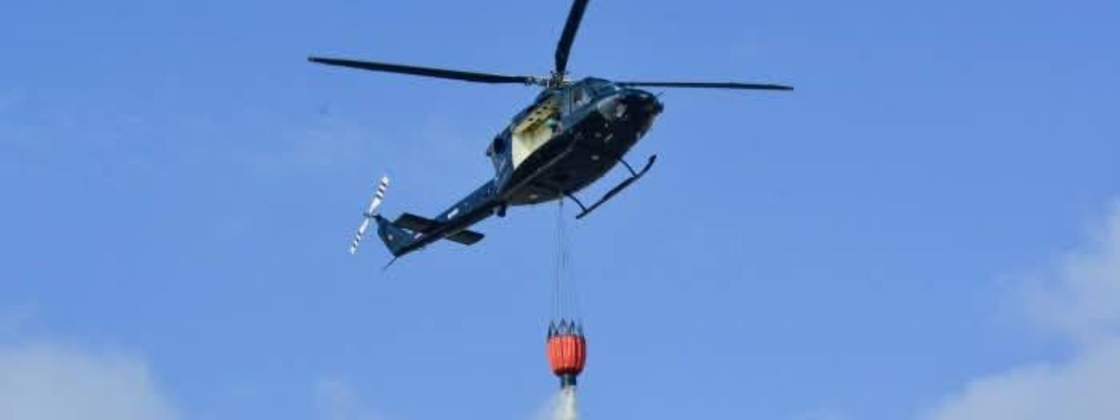 Bell 412 Deployed To Douse Wildfire
